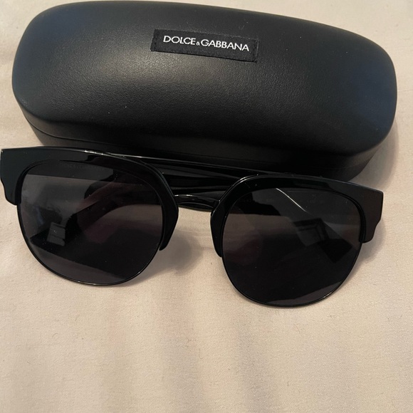 Dolce & Gabbana Accessories - Dolce & Gabbana Black Sun Glasses